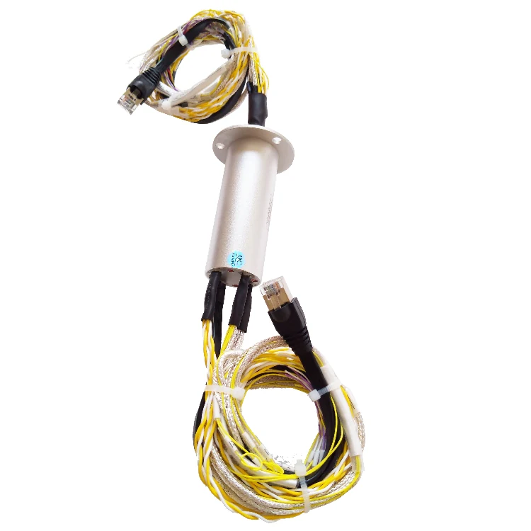 DHS032-22 Ingiant customized industrial bus slip rings out 32mm 22channels transmission of different signals, view 3