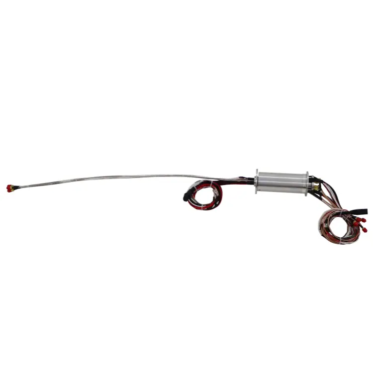 DHS051-44 Customized non-standard HD-SDI slip ring diameter 51mm 44channels with RS485 communication, view 2