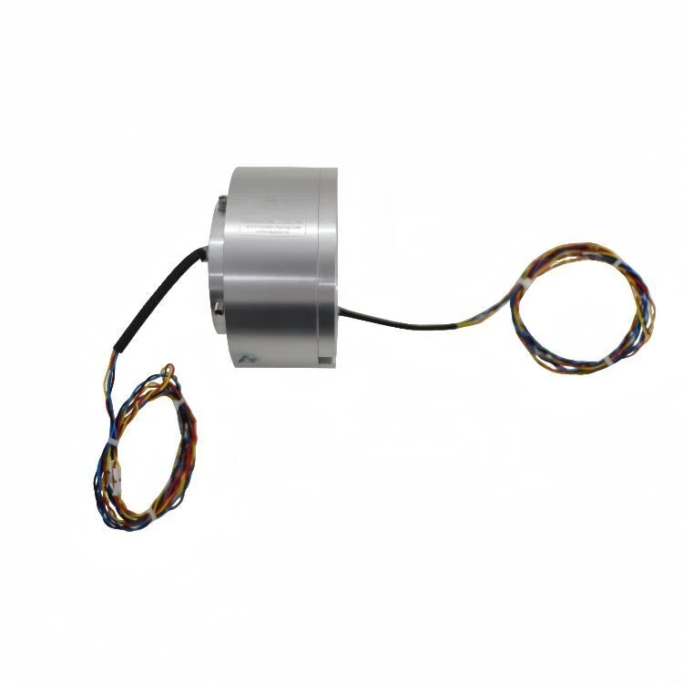 DHK042-4-002 Customized through hole slip ring inner diameter 42mm 4 channels for automation equipment, view 2