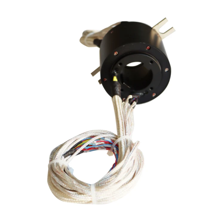 DHK034-16-002 Ingiant non-standard customized through hole slip ring hole diameter 34mm 16 channels for textile machinery, view 2