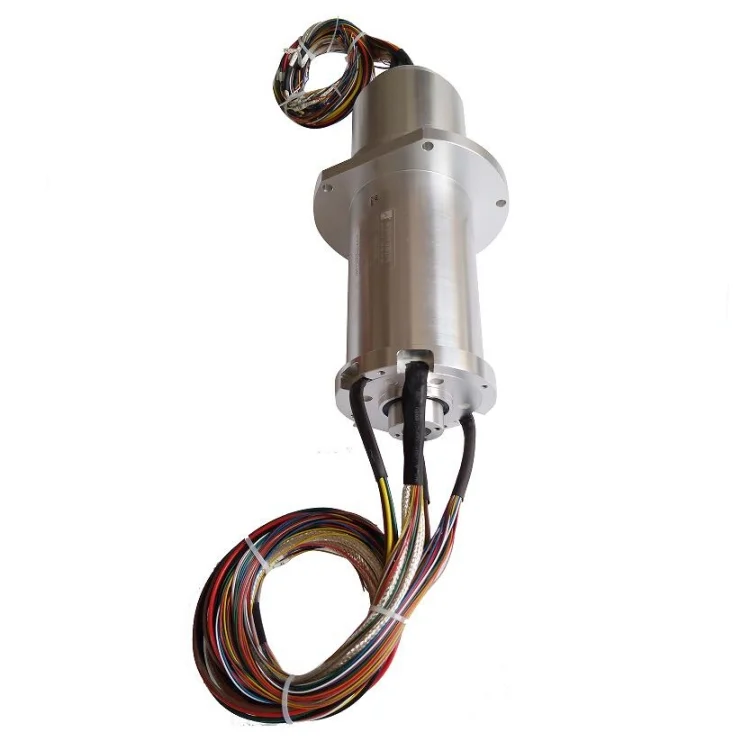 DHK018F-84 small through hole slip ring hole diameter 18mm 84channels — through bore slip rings manufactured by INGIANT