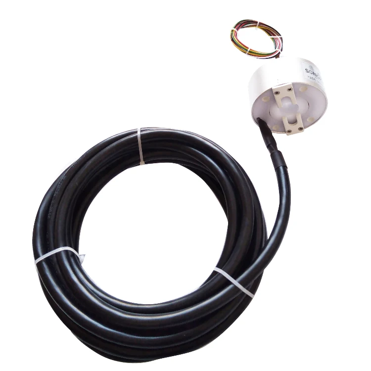 DHK020-6-10A-002 Ingiant Through hole slip ring hole diameter 20mm with 6 channels/10A power, view 2