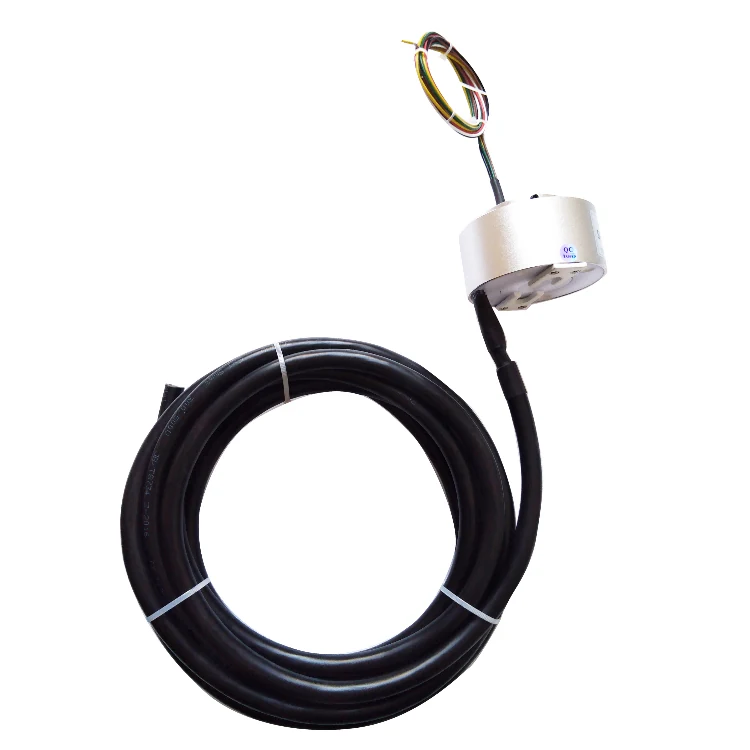 DHK020-6-10A-002 Ingiant Through hole slip ring hole diameter 20mm with 6 channels/10A power, view 3