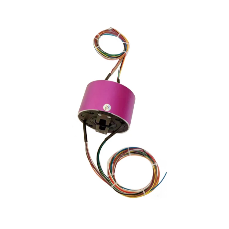 DHK025-12 INGIANT Hollow shaft slip ring hole diameter 25mm for automatic packaging machine, low noise — through bore slip rings manufactured by INGIANT