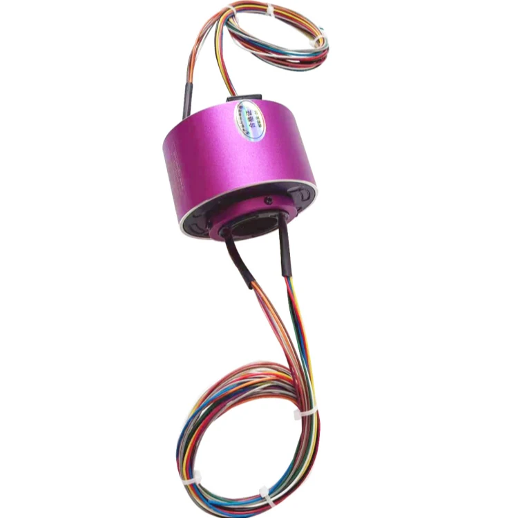 DHK025-12 INGIANT Hollow shaft slip ring hole diameter 25mm for automatic packaging machine, low noise, view 2
