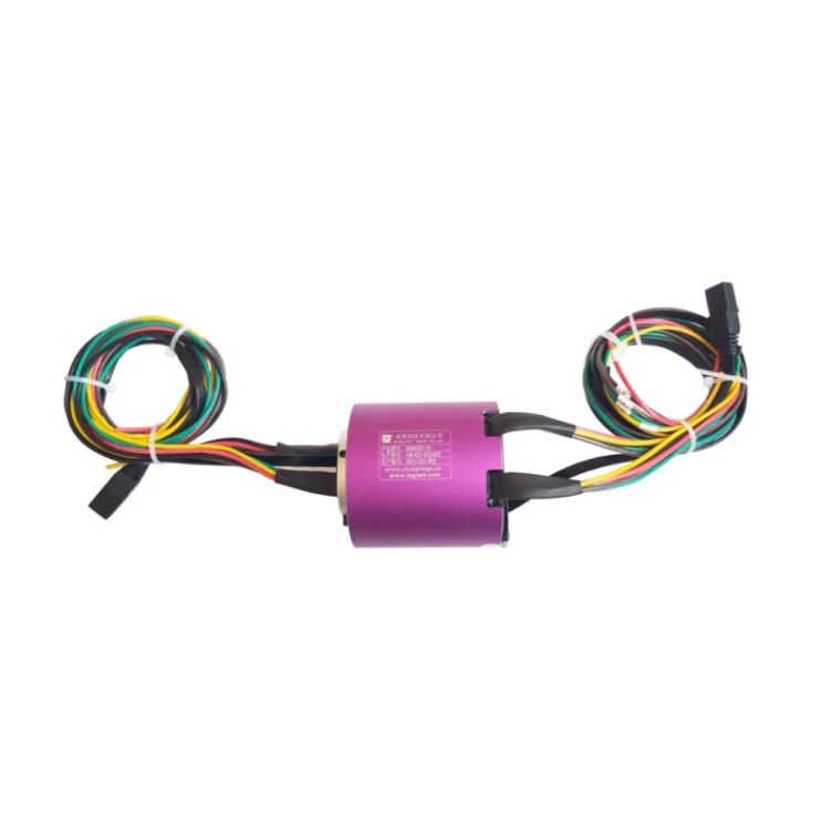 DHK025-19 INGIANT 1000M Ethernet slip ring with hollow shaft hole diameter 25mm 19channels, view 2