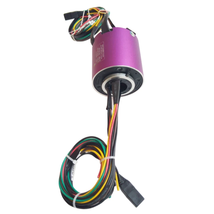DHK025-19 INGIANT 1000M Ethernet slip ring with hollow shaft hole diameter 25mm 19channels, view 3