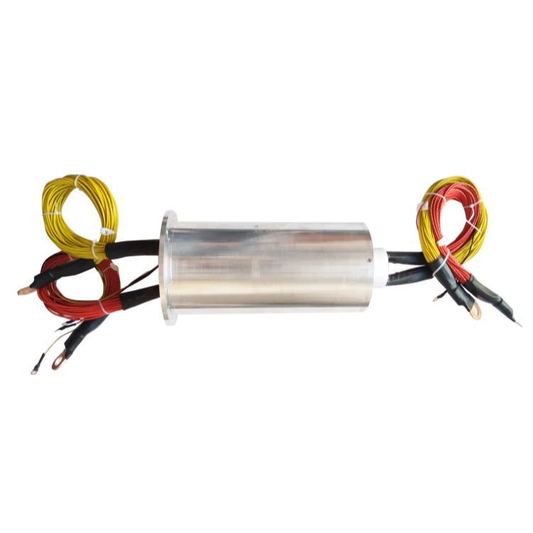 DHK025-5-800A High current slip ring with through hole 25m transmission 800A power supply, view 2
