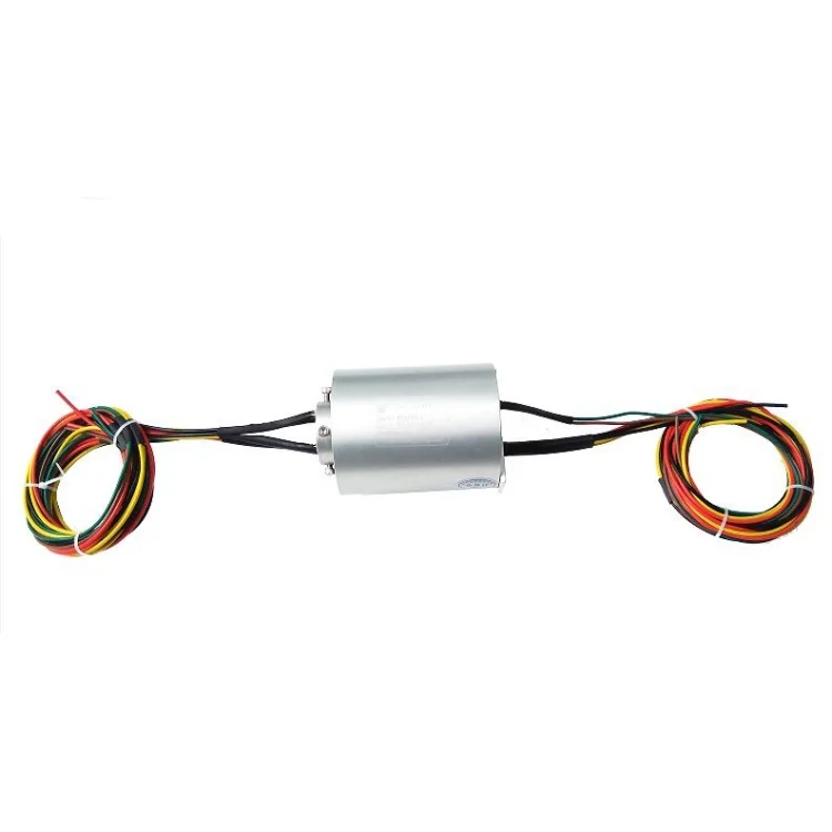 DHK025F-5 DHK025 series standard through bore slip ring waterproof hole diameter 25mm, view 3