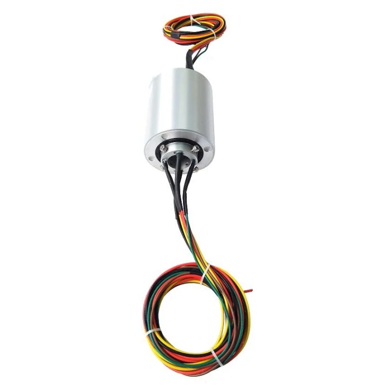 DHK025F-5 DHK025 series standard through bore slip ring waterproof hole diameter 25mm — through bore slip rings manufactured by INGIANT