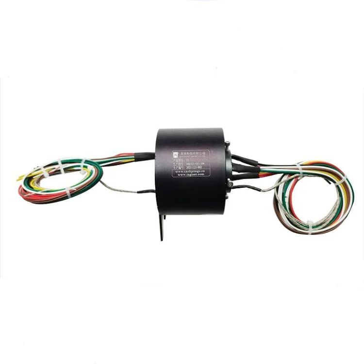 DHK030-8-002 hollow shaft slip rings hole diameter 30mm 8channels, view 2