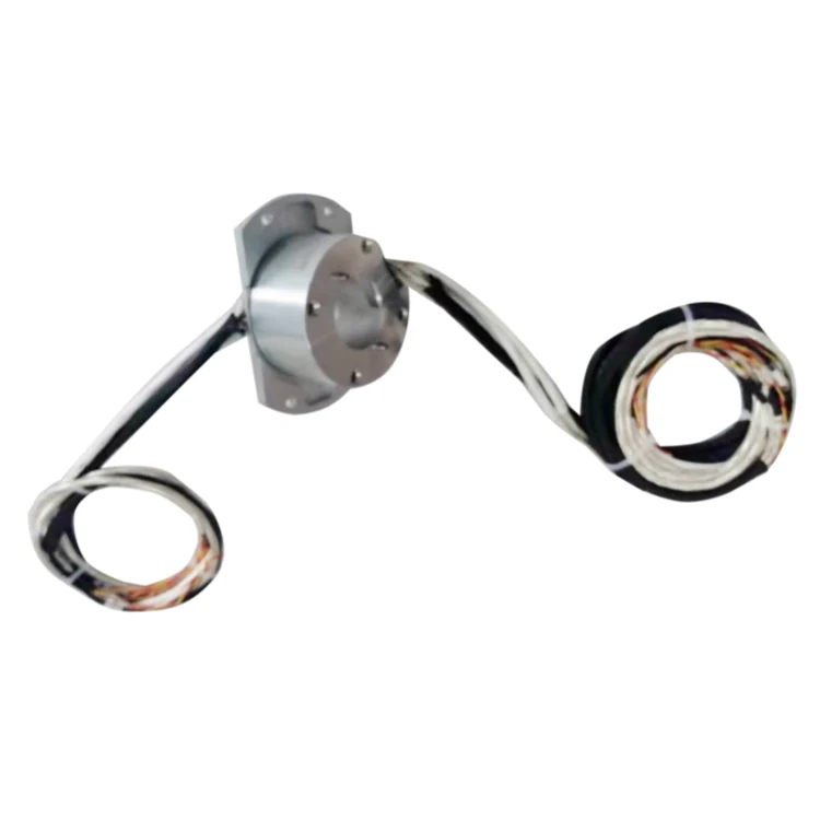 DHK034-11-2S RF conductive slip ring combination 2 channels RF + 11channels power signal, view 2