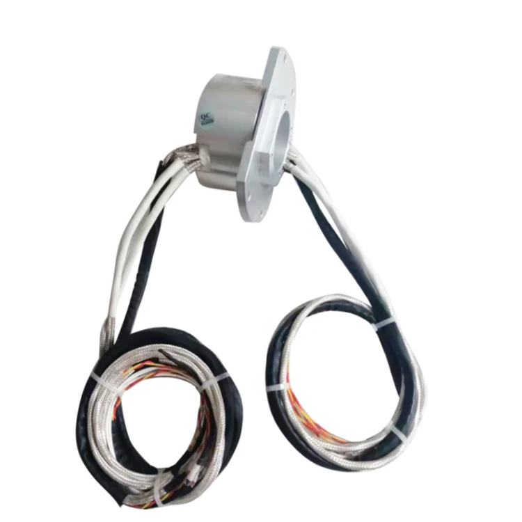 DHK034-11-2S RF conductive slip ring combination 2 channels RF + 11channels power signal, view 3