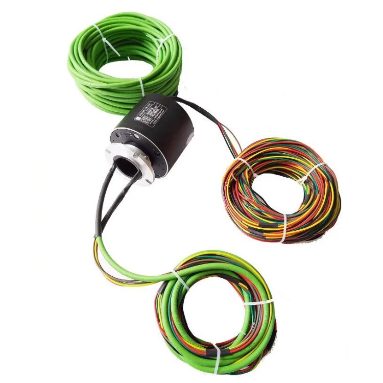 DHK038-10 DHK038 standard series through hole slip ring for work turntables, view 2