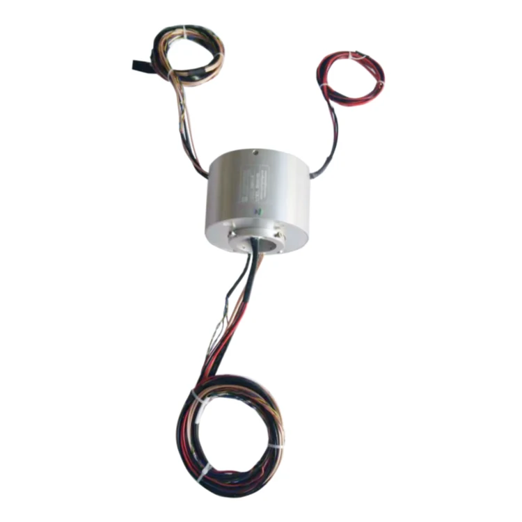 DHK045-18 Ethernet slip ring with through hole 45mm 18 channels accept customization, view 3