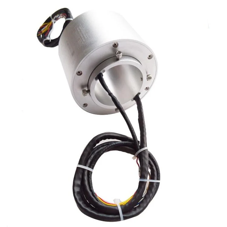 DHK055-12-3A through bore slip ring 12 circuits 3A with 380V Voltage & Low Friction Contact — through bore slip rings manufactured by INGIANT