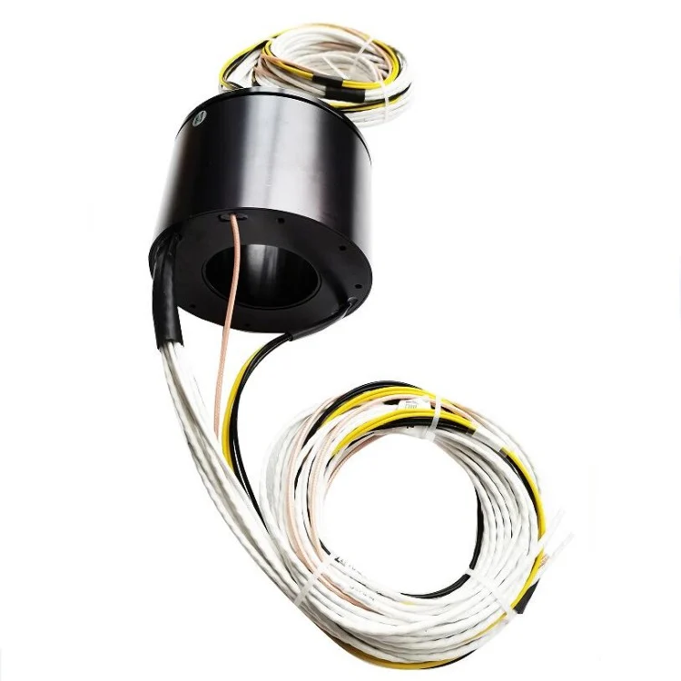 DHK060-21 hollow shaft slip ring hole diameter 60mm 21channels for, view 2
