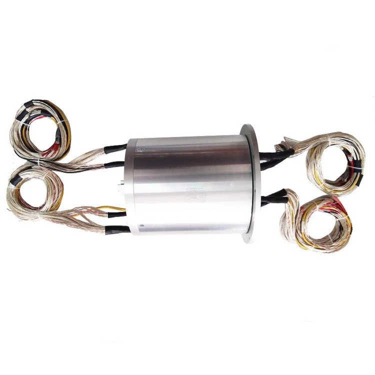 DHK061-112 through hole slip ring112 channels with Gigabit network, view 2