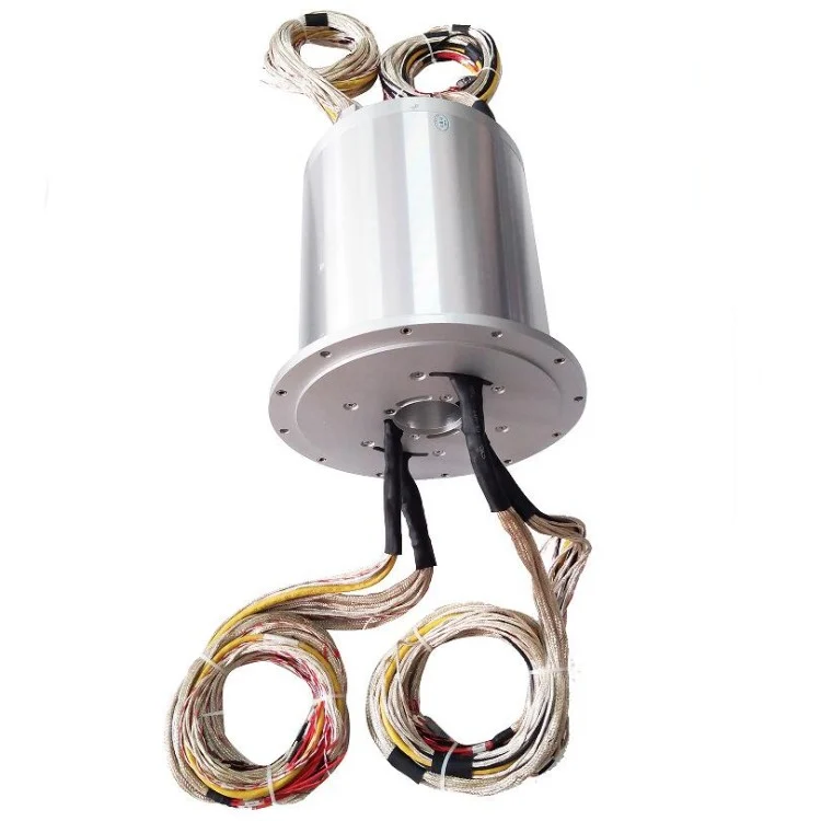 DHK061-112 through hole slip ring112 channels with Gigabit network — through bore slip rings manufactured by INGIANT