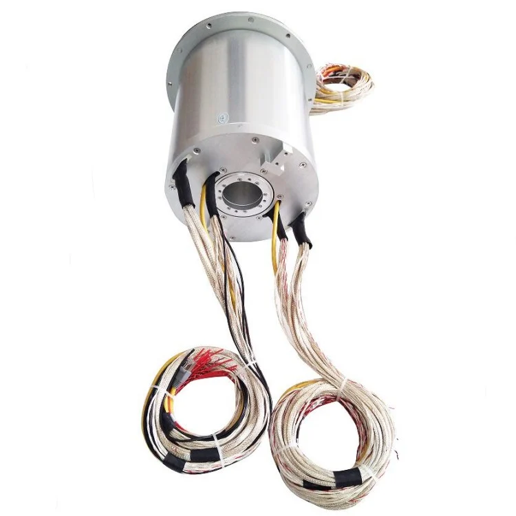 DHK061-112 through hole slip ring112 channels with Gigabit network, view 3