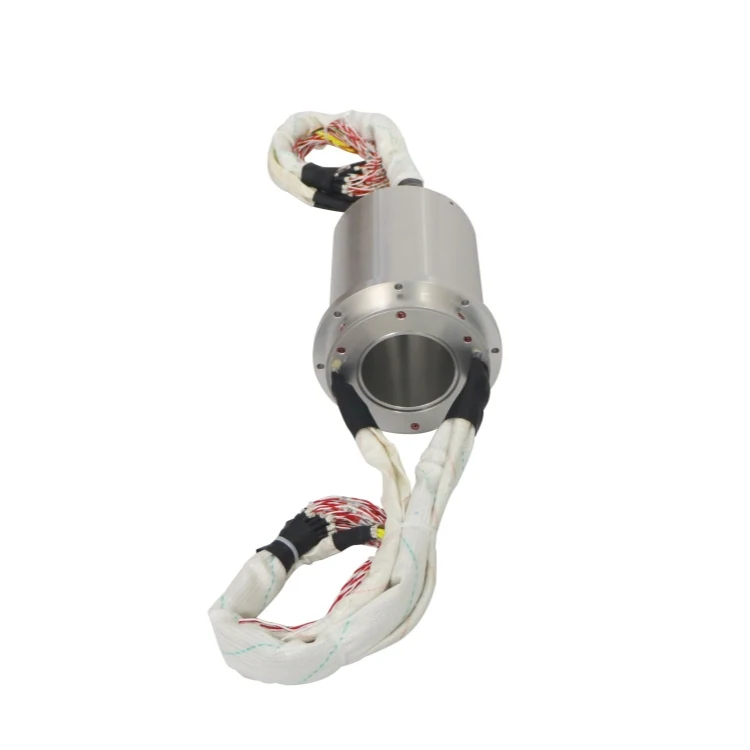 DHK065-74 Ingiant through hole slip ring hole diameter 65mm with 74 channels power/signal for Rotating solutions — through bore slip rings manufactured by INGIANT