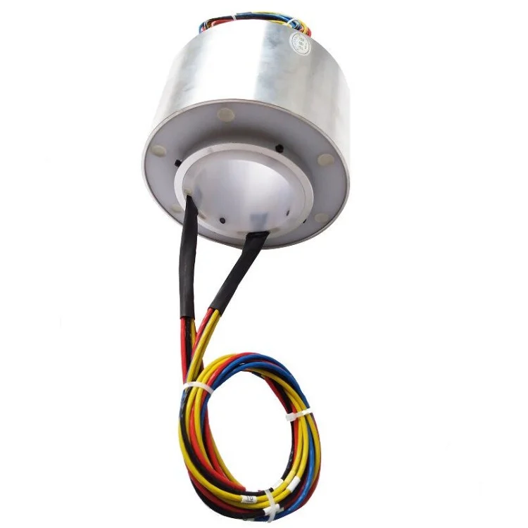 DHK070-10-20A through hole slip ring hole diameter 70 mm 10 channels 20A — through bore slip rings manufactured by INGIANT