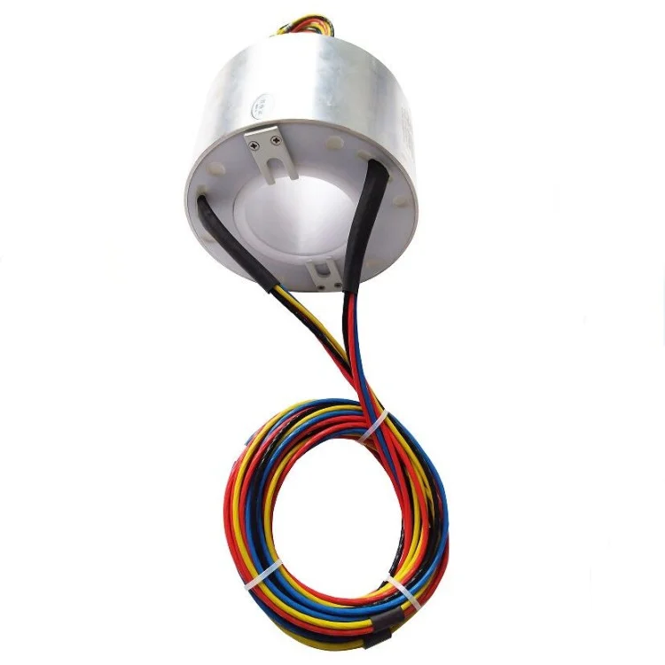 DHK070-10-20A through hole slip ring hole diameter 70 mm 10 channels 20A, view 2