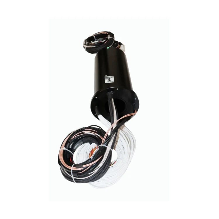 DHK075-112 through hole Ethernet slip ring 1000M Ethernet signals inner diameter 75mm 112 channels, view 3
