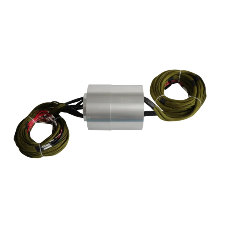 DHK080-80 standard through hole conductive slip ring hole diameter 80mm 80channels, view 3