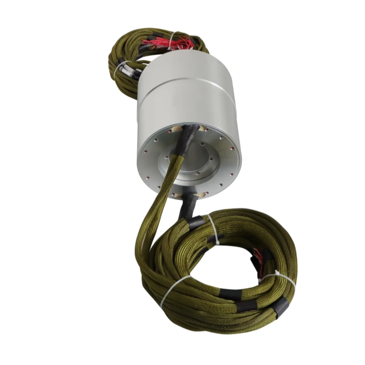 DHK080-80 standard through hole conductive slip ring hole diameter 80mm 80channels, view 2