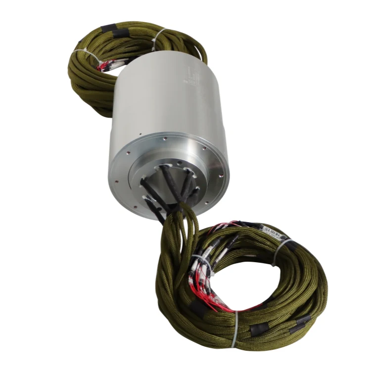 DHK080-80 standard through hole conductive slip ring hole diameter 80mm 80channels — through bore slip rings manufactured by INGIANT
