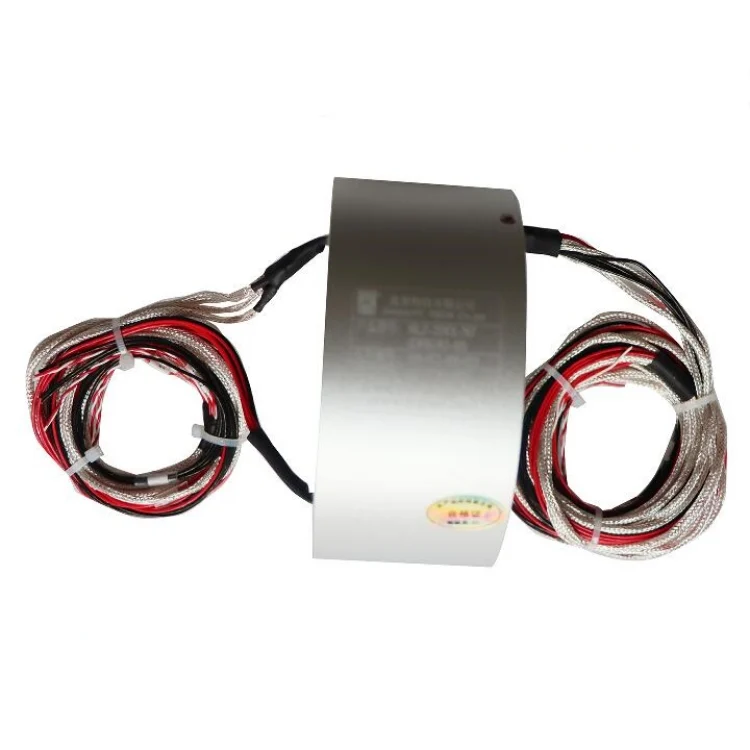 DHK083-10 customized through hole slip ring hole diameter 83mm 10channels for packaging machinery, view 2
