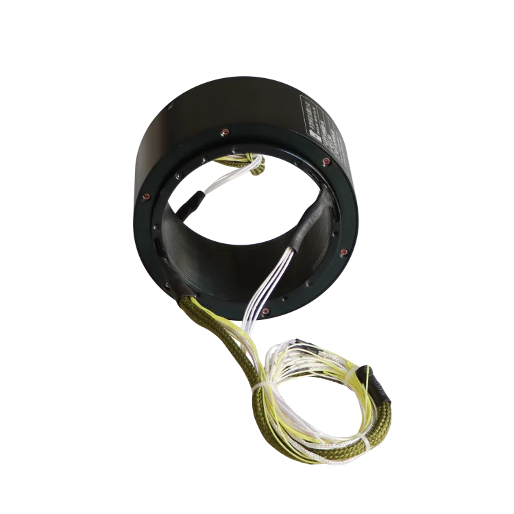 DHK085-16 through hole slip ring hole diameter 85mm 16 channels — through bore slip rings manufactured by INGIANT