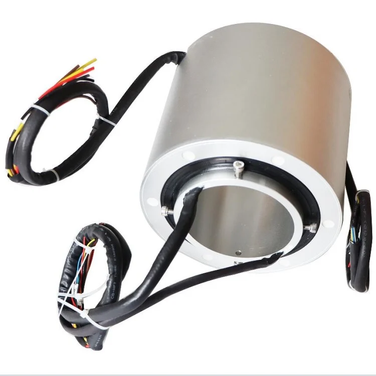 DHK090F-24 explosion-proof conductive slip ring for spinning workshop equipment — through bore slip rings manufactured by INGIANT
