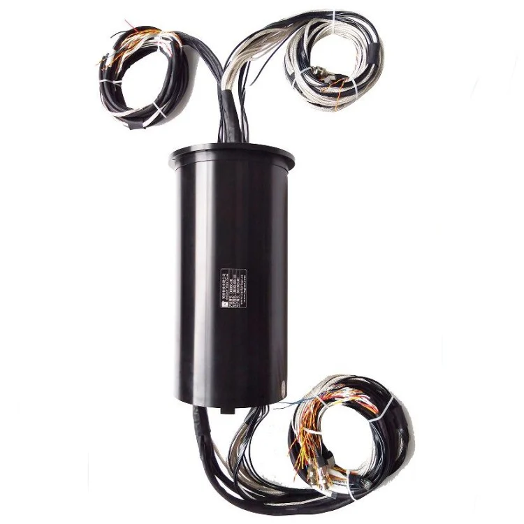 DHK093-105 through hole slip ring hole diameter 93mm 105channels connect the motor and transmit signals, view 2