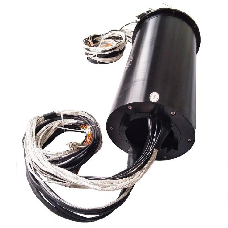 DHK093-105 through hole slip ring hole diameter 93mm 105channels connect the motor and transmit signals, view 3