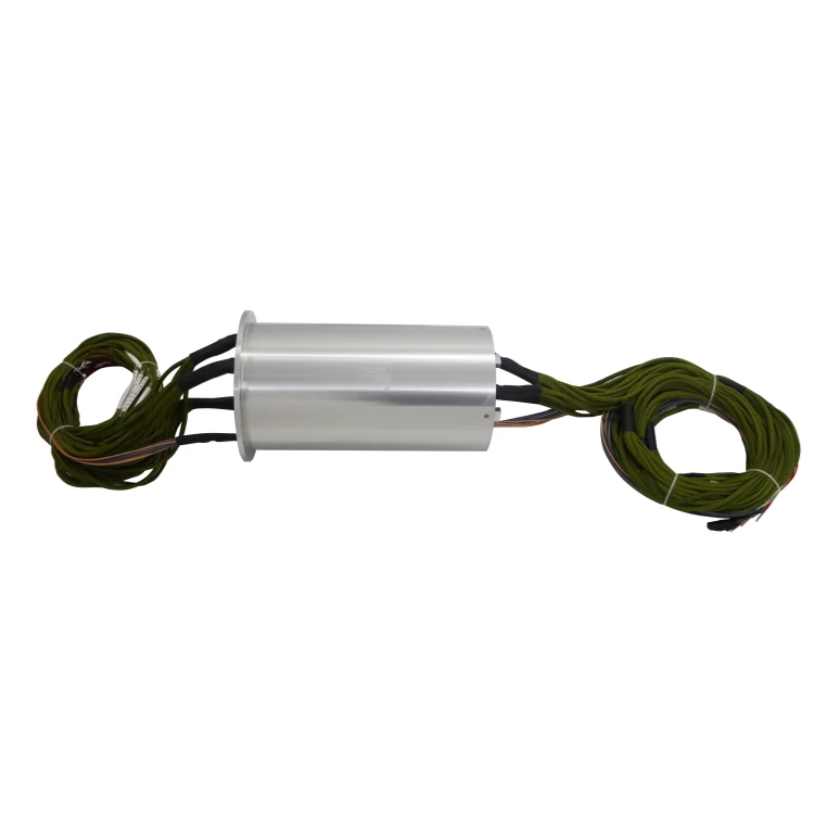 DHK100-129 Industrial bus slip ring with aperture 100mm transmits 129 channels of different power and signals, view 2