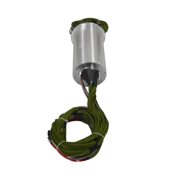 DHK100-129 Industrial bus slip ring with aperture 100mm transmits 129 channels of different power and signals, view 3