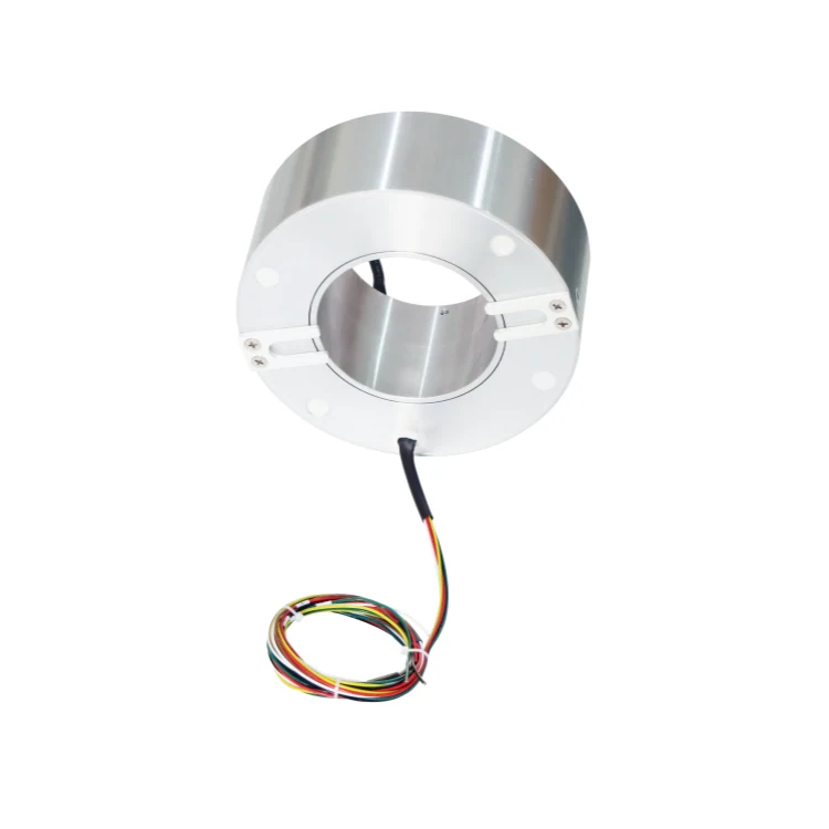 DHK100-6-7A 100mm through hole slip ring 6channels 7A for rotating electromechanical systems, view 2