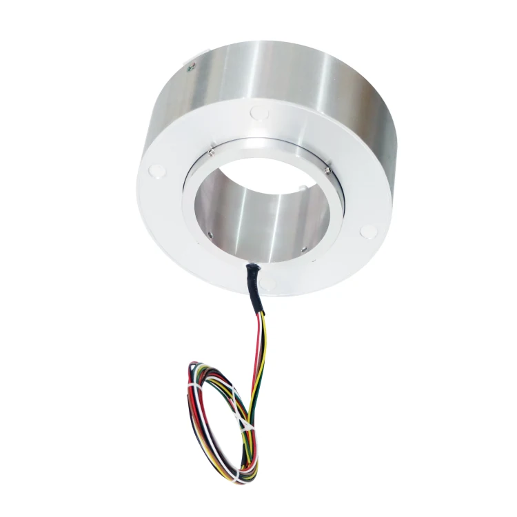 DHK100-6-7A 100mm through hole slip ring 6channels 7A for rotating electromechanical systems, view 3