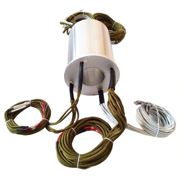 DHK101-76 through bore slip rings 101mm 76 channels for automatic detection equipment, view 2