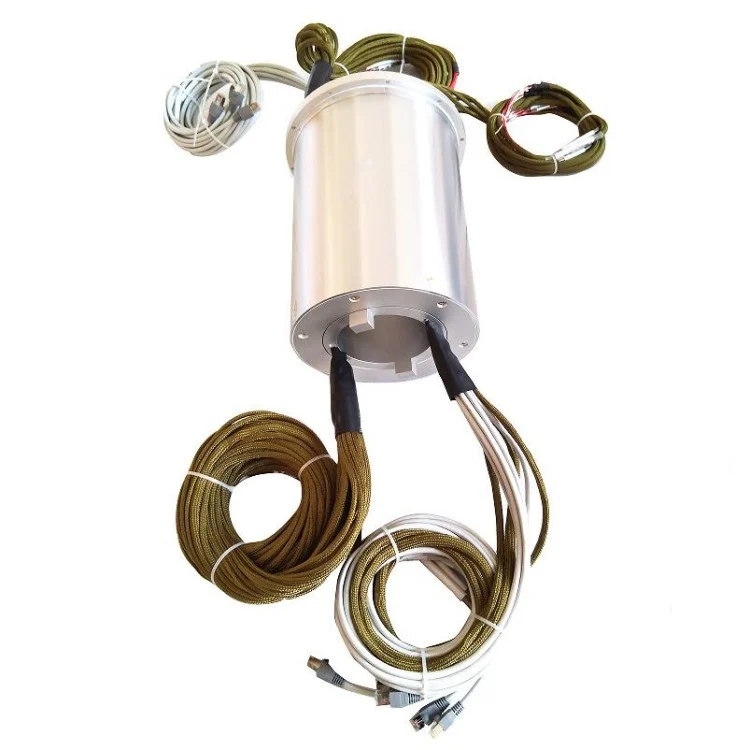 DHK101-76 through bore slip rings 101mm 76 channels for automatic detection equipment — through bore slip rings manufactured by INGIANT