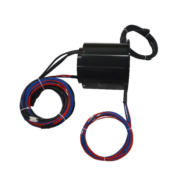DHK102-35 Inner hole diameter 102mm Ethernet slip ring combination 3 channels Gigabit Ethernet, view 2