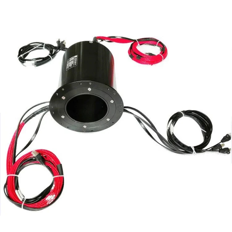DHK102-54 precision through hole slip ring hole 102mm and 54 channels — through bore slip rings manufactured by INGIANT