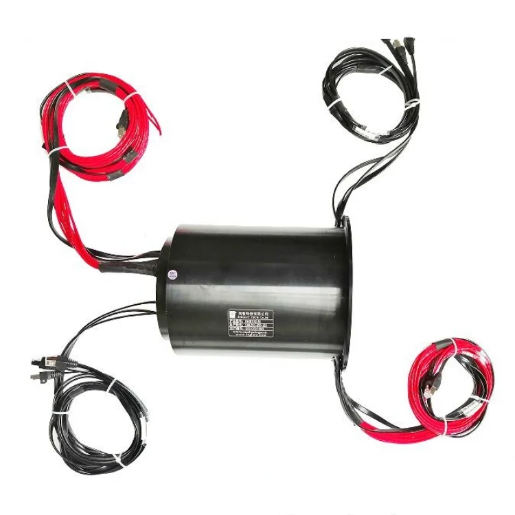 DHK102-54 precision through hole slip ring hole 102mm and 54 channels, view 3