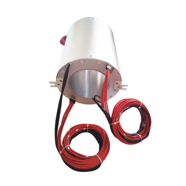 DHK150-33 through hole slip ring inner diameter 150mm with 33 channels power and signal for automatic filling machine — through bore slip rings manufactured by INGIANT