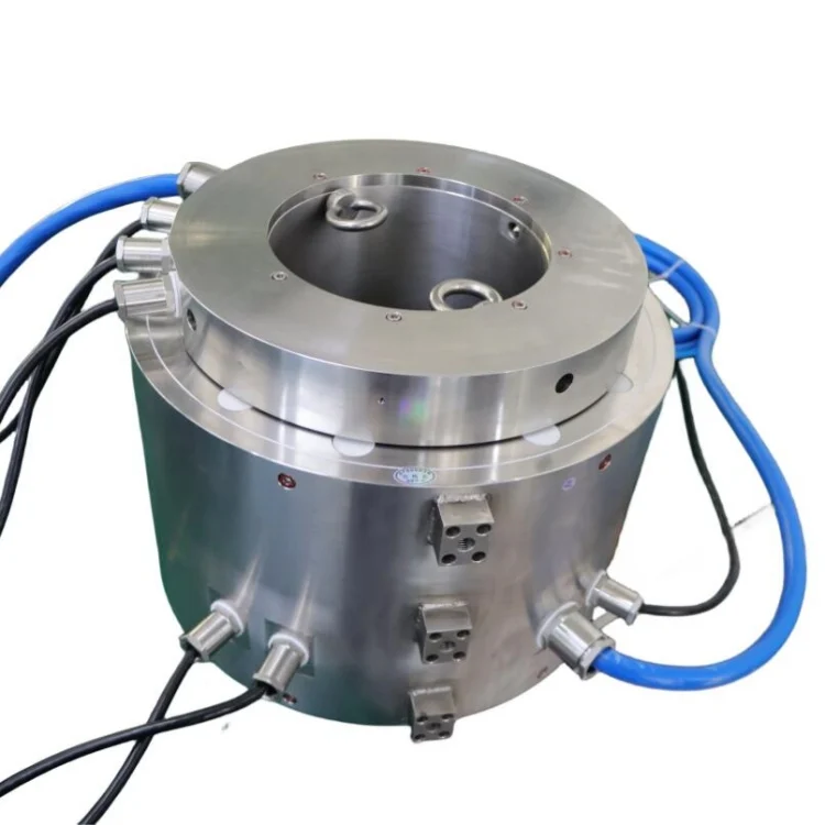 DHK195F-20 Non-standard customized waterproof and dustproof conductive slip ring aperture 195mm 20 channels — customized slip rings manufactured by INGIANT