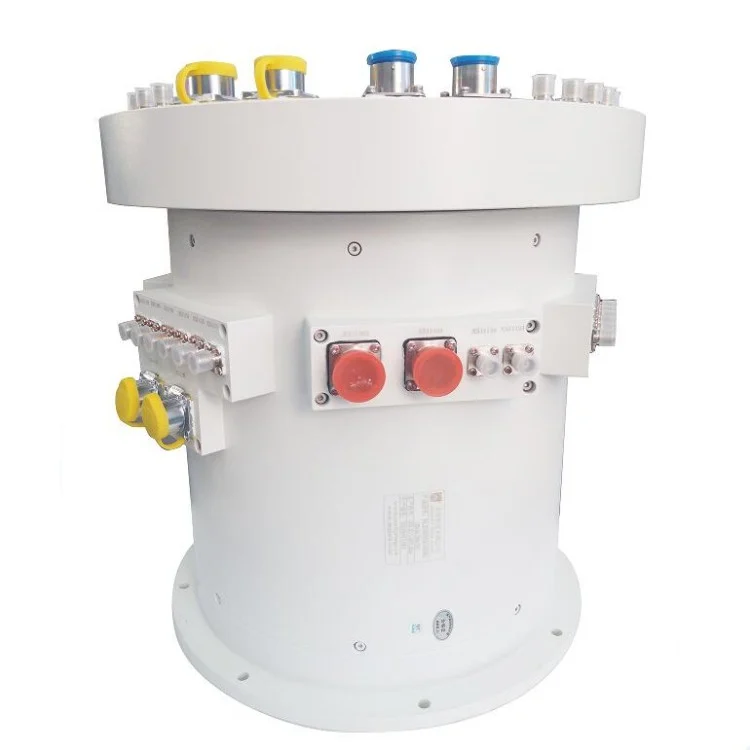 DHK200-58 large hole diameter through hole slip ring with aviation plug at rator end — customized slip rings manufactured by INGIANT
