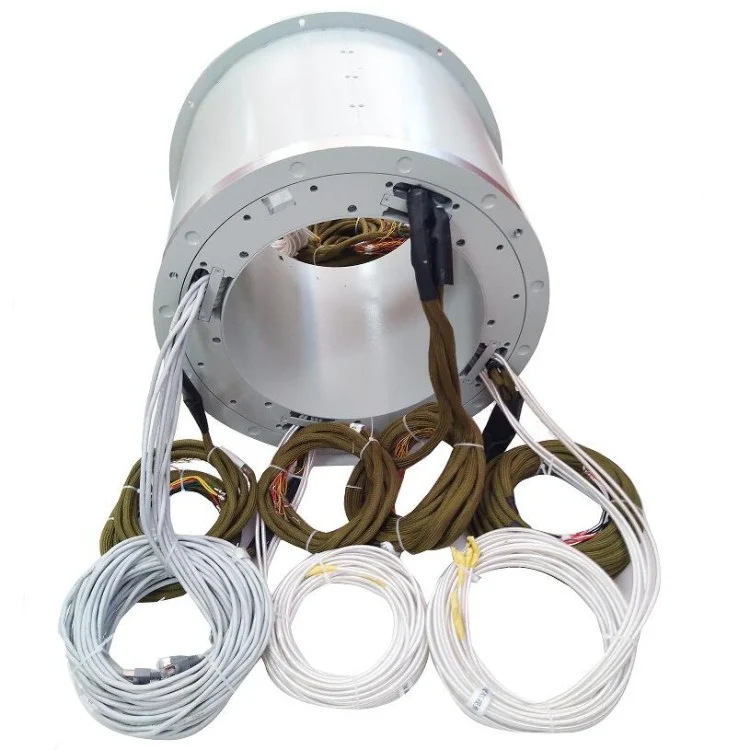 DHK320-162 super large bore through hole slip ring hole diameter 320mm162channels — through bore slip rings manufactured by INGIANT