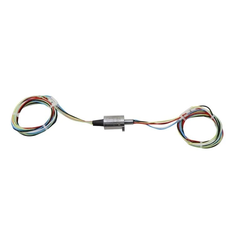 DHS012-6-3A-002 standard capsulated miniature slip rings with outer diameter 12mm 3A for power- and signal transmission, view 3